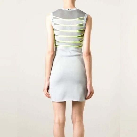 Alexander Wang Air Force Engineered Mesh Bodycon Dress Petite XS $800 - Picture 2 of 9